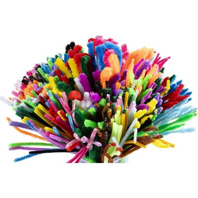 Creativ Company Chenille, l: 30 cm, dikte 6-15 mm, diverse kleuren, 500 div/ 1 doos