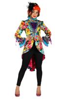 Carnavalsjas dames Flower Star - thumbnail