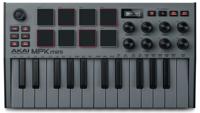 AKAI MPK Mini MK3 Bedieningstoetsenbord Regelaar MIDI USB Zwart, Grijs - thumbnail