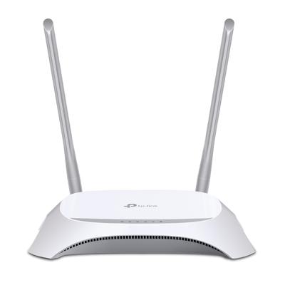 TP-Link 300 Mbps 3G/4G Single-Band Wi-Fi Router, 1x 2.0 USB Port, 5x Fast WAN/LAN Ports, Connect up to 32 devices, WPS Button, No Configuration Required, UK Plug (TL-MR3420)