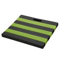 Overige Merken Kniemat 35x30 cm zwart/groen - thumbnail