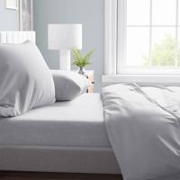 RoyalTextile - Flanel Premium Laken Wit Laken - 260 x 250 - thumbnail