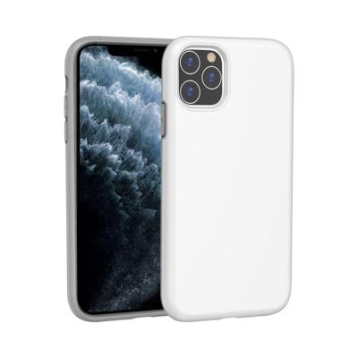 Voor iPhone 11 Pro Max schokbestendige Terminator stijl effen kleur beschermhoes (wit) Voor iPhone 11 Pro Max schokbestendige Terminator stijl effen kleur beschermhoes (wit)