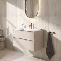 Ben Tendenza badmeubel incl. keramische wastafel 80x46x62cm zand - thumbnail