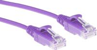 ACT DC9307 LSZH U/UTP CAT6 Datacenter Slimline Patchkabel Snagless | RJ45 connectoren | Paars | 7 meter - thumbnail