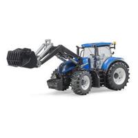 Bruder New Holland tractor + frontlader - thumbnail
