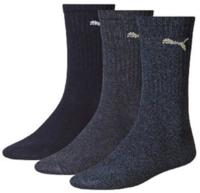 3-paar Crew sport sokken - Katoenen ademende sportsokken voor dames en heren - Zwart - Grijs - Donkerblauw - HRS7312 - HRS7312 - HRS7312 - HRS7312 - thumbnail