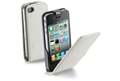 Cellular Line FLAPESSENIPHONE5BK kunstleer Flapcase voor iPhone 5 zwart