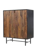 Tower Living Opbergkast 'Taviano' Sheesham- en mangohout, 110 x 90cm - thumbnail