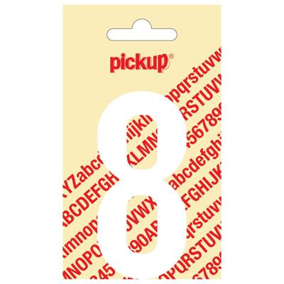Plakcijfer Nobel Sticker cijfer 8 Pickup - Pickup