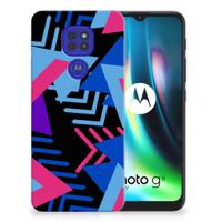 Motorola Moto G9 Play | E7 Plus | TPU Hoesje | Funky Triangle - thumbnail