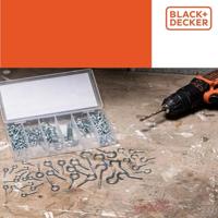 Set van oogbouten Black & Decker 151 Onderdelen - thumbnail