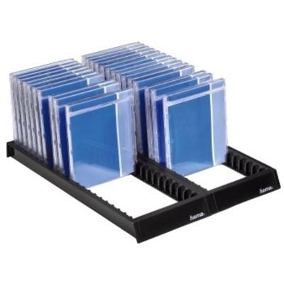 Hama CD-flipper 44 CDs/DVDs/Blu-rays Kunststof Zwart 1 stuk(s) (b x h x d) 288 x 348 x 29 mm 00048000 Hama CD-flipper 44 CDs/DVDs/Blu-rays Kunststof Zwart 1 stuk(s) (b x h x d) 288 x 348 x 29 mm 00048000
