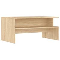 Salontafel 90x55x42,5 cm bewerkt hout sonoma eikenkleurig - thumbnail
