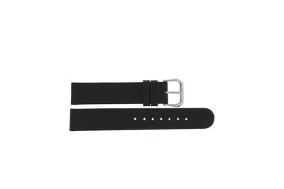 Horlogeband Universeel 62185.10.18 Leder Zwart 18mm