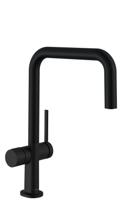 Hansgrohe Talis M54 ééngreeps keukenmengkraan U 220 met stopkraan voor vaatwasser, mat zwart - thumbnail