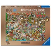 Ravensburger Ray&apos;s Comic Time Travel 1000 stukjes middle ages - thumbnail