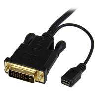 StarTech.com 90 cm actieve DVI naar VGA-kabel, DVI-D naar VGA-adapter/converter, 1920x1200, digitale DVI naar analoge VGA-monitorkabel - thumbnail