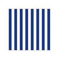 Diversen Servetten 33 cm strepen navy blauw fsc mix - thumbnail