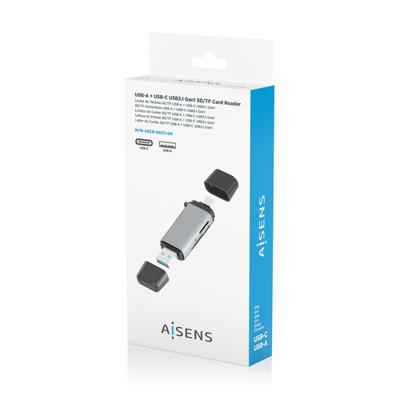 Kaartlezer Aisens ASCR-2AC11-GR Grijs - thumbnail