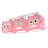 Dalber Kinderkamer plafondlampPink Owl - 64483 - thumbnail