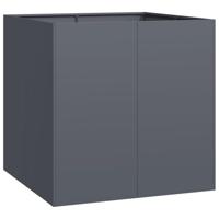 Plantenbak 80x80x80 cm staal antracietkleurig - thumbnail