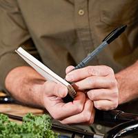 12x Paper Mate Flexgrip Ultra balpen groen medium - thumbnail