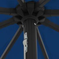 Tuinparasol Blauw en Zwart 395 x 395 x 245 cm - thumbnail