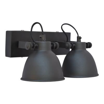 Urban Interiors WandlampDouble Vintage zwart - AI-WL-DBL-21-VB