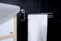 Drievoudige Handdoekhouder Sapho X-Round Draaibaar 45 cm Chroom Sapho - thumbnail