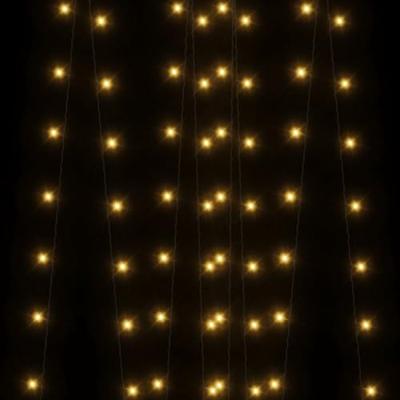 VidaXL Lichtsnoeren 2 st met 2x200 led's solar binnen/buiten warmwit