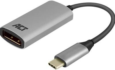 ACT USB-C naar DisplayPort female adapter 4K @ 60Hz - thumbnail