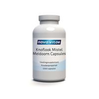 Nova Vitae Knoflook mistel / maretak meidoorn 1000 Capsules - thumbnail