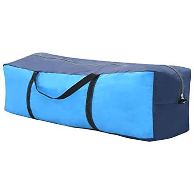 VidaXL Zwembadtent 660x580x250 cm stof blauw - thumbnail