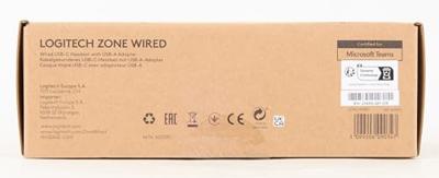 Logitech Zone Teams Bedraad Grafiet