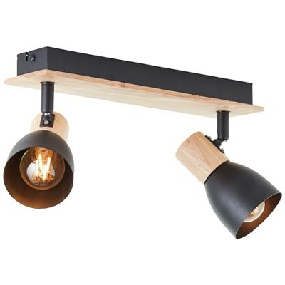 Brilliant PlafondlampDaintree 2-lichts zwart - 99711/76