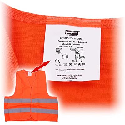 HP Autozubehör 10473 Veiligheidshesje Volwassene (l x b) 65 cm x 130 cm EN 20471 ISO 20471 1 stuk(s)