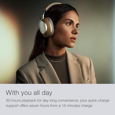 Bowers & Wilkins PX8 vlaggenschip over-ear hoofdtelefoon met ruisonderdrukking, draadloos, Bluetooth 5.0 en snel opladen, 30 uur hoge resolutie afspelen en geïntegreerde microfoon - bosgroen