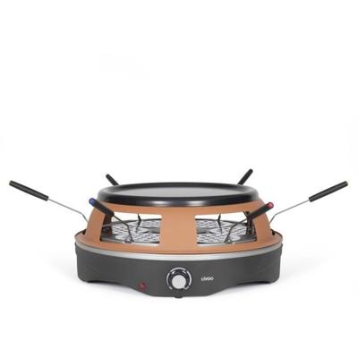 Pizzaoven - LIVOO - DOC304 - 1200W - 6 personen - Ø10 cm - Antiaanbaklaag