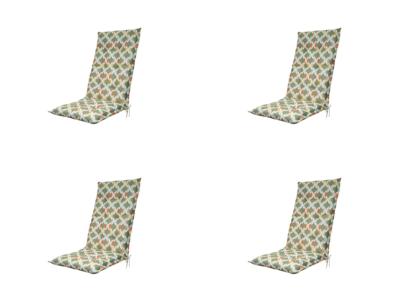 Kussen hoog ca. 123x50 cm Trivia green natural outdoor finishing (4 stuks) Madison - Madison