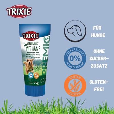 TRIXIE LEVERWORST MET HENNEP 12X75 GR