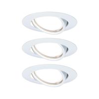 Paulmann 93422 Base Inbouwlamp Set van 3 stuks LED GU10 15 W Wit - thumbnail