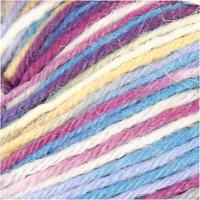 Creativ Company Sokkengaren, l: 200 m, paars/roze harmonie, 50 gr/ 1 bol - thumbnail