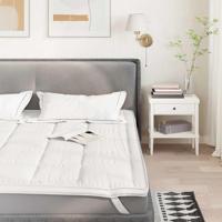 VidaXL Matrasbeschermer 120x200 cm wit - thumbnail