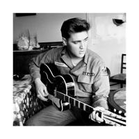 Kunstdruk Elvis Presley - US Army 40x40cm - thumbnail