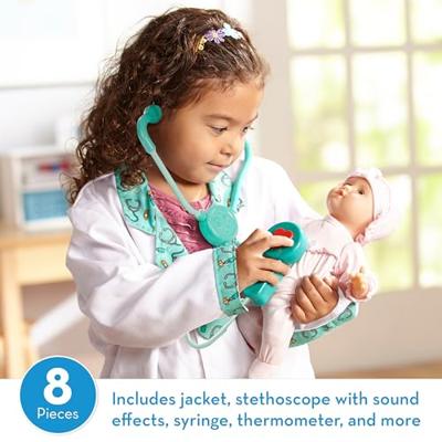 Melissa & Doug verkleedset dokter inclusief stethoscoop met geluid