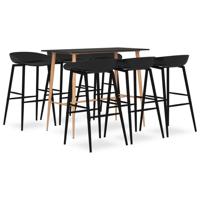 7-delige Barset zwart - thumbnail