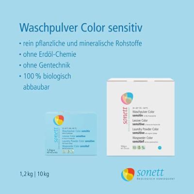 Sonett Ecologische Waspoeder Kleur Sensitief