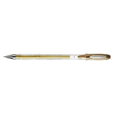 Rollerpen Uni-ball Signo medium metallic goud | 12 stuks Rollerpen Uni-ball Signo medium metallic goud | 12 stuks