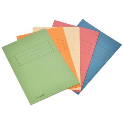 Class&apos;ex dossiermap, 3 kleppen ft 23,7 x 34,7 cm (voor ft folio), geassorteerde kleuren